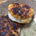 凪なぎ's cooksnap of when they made シャキシャキ長芋のはんぺんバーグ.