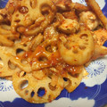 ♪はな♪♪'s cooksnap of when they made レンコンささみのゴママヨキムチ炒め♪.