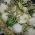 料理作造's cooksnap of when they made 挽肉と里芋の炒め煮.