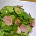 ぽんぷー's cooksnap of when they made これぞ大人のおつまみ！　そら豆ペペロン♪.