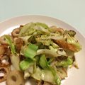 kitakun's cooksnap of when they made ちくわとキャベツの簡単おかず.