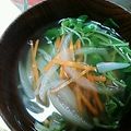かぴーな's cooksnap of when they made ごちゃ混ぜ豆苗スープ♪.