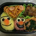 みにぃmam's cooksnap of when they made セサミストリート♪バート＊キャラ弁.