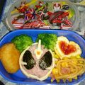 aki178aki's cooksnap of when they made ずぼらなキャラ弁☆仮面ライダーゴースト.