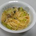 akira_N's cooksnap of when they made キノコとキャベツと玉ねぎのスープパスタ.