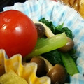 めかにか's cooksnap of when they made 簡単♪小松菜としめじのからし和え.