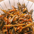 江戸川ウメ子's cooksnap of when they made 豚肉入りのきんぴらごぼう.