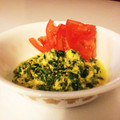 marwee's cooksnap of when they made あと一品に♪ほうれん草とチーズの卵炒め.