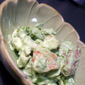 めけてー's cooksnap of when they made えびとアボガドの柚子胡椒マヨ和え.