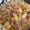 ゆるмαмα's cooksnap of when they made 丼もイケる♪牛肉と白菜のすき煮.