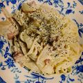 KEIclv's cooksnap of when they made 濃厚クリームチーズパスタ.