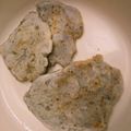 furumie's cooksnap of when they made 簡単♪離乳食中期〜 里芋と胡麻のおやき.