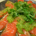すいぽん's cooksnap of when they made 【さっぱり】サーモンの和風マリネ.