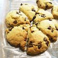 ADSママ's cooksnap of when they made HMでスタバ風チョコスコーン♡.