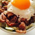 kkll0000's cooksnap of when they made 豚の照りマヨ丼.