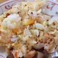 mantacarp's cooksnap of when they made キャベツと鮭フレークのチャーハン.