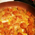 アイマユ's cooksnap of when they made 簡単！冷凍から揚げで親子丼！.