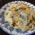 女王はヘルニア's cooksnap of when they made シーチキンと白菜のクリームパスタ♪.