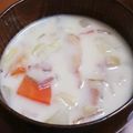 ハムちゃんずママ's cooksnap of when they made 子供大好き♪野菜たっぷりクラムチャウダー.
