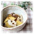 KENチャン's cooksnap of when they made さつまいもとレンコンの金平.