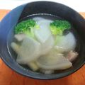TAKU•SERI's cooksnap of when they made カブとベーコンのあっさりスープ.
