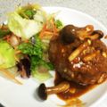 のんたけママです's cooksnap of when they made 野菜たっぷり☆うまうま煮込みハンバーグ♡.