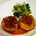 のんにこ's cooksnap of when they made 椎茸の肉詰め✽玉葱ダレで.