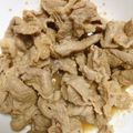 けむくじゃらいぬ's cooksnap of when they made 麺つゆで簡単生姜焼き.