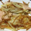まゆへぃ's cooksnap of when they made 鮭のムニエル☆カリカリじゃが芋衣.