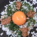 あおくろっこりー's cooksnap of when they made ＊梅しそ♡しらす丼＊ 簡単のせるだけ♩.