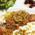 デコねこ！'s cooksnap of when they made 香草パン粉かけ♪鮭のムニエル.