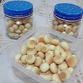 chee_97's cooksnap of when they made みるくボーロ＆抹茶ボーロ♪.