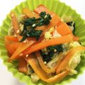 まん☆まる's cooksnap of when they made 春菊・白菜・にんじんのナムル.