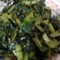 ketuji's cooksnap of when they made ご飯食べ過ぎちゃう→ 大根の葉炒め♪.
