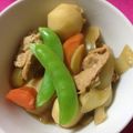 miomioko's cooksnap of when they made じゃがいものかわり　里芋　肉じゃが.