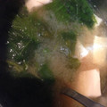 happykote's cooksnap of when they made とうふと水菜の味噌汁◆.