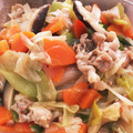のらくろ1等兵's cooksnap of when they made 【農家のレシピ】豚肉と長ねぎの炒め煮.