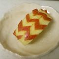 ウメ吉さん's cooksnap of when they made りんごの飾り切り☆矢絣☆.