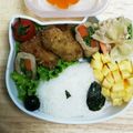 マリ心春's cooksnap of when they made 簡単！スヌーピー☆キャラ弁・運動会.
