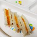 YatoHiro's cooksnap of when they made 離乳食手づかみ〜南瓜ヨーグルトサンド♬.