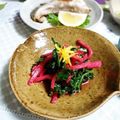 ＴＯＭＯＷＡＴ's cooksnap of when they made 冬～春菊と大根のさっぱり酢の物♪.