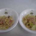 ３人子育て中ママ's cooksnap of when they made 大葉にんにく醤油で焼きうどん(明太子入).