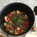 英利香姫's cooksnap of when they made トマトすき焼き　〆のパスタも美味しい.