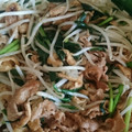 ぽけじん's cooksnap of when they made 余った焼きそばソースでもやし炒め.