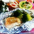 SP♪'s cooksnap of when they made ❁オーブンで簡単！鮭のホイル焼き❁.