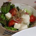 なゆほ's cooksnap of when they made 豆腐と揚げジャコ入りサラダ.