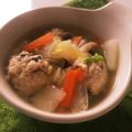 クックZQ489P☆'s cooksnap of when they made 木耳が決め手の肉団子！白菜と春雨のスープ.