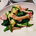 りこやんや's cooksnap of when they made じゃが芋とほうれん草のベーコン炒め.