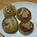 anzujyamu's cooksnap of when they made 茄子を味わう丸茄子のおやき（焼きＶｅｒ）.