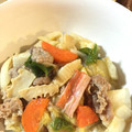 のりこ523's cooksnap of when they made 余った野菜炒めで簡単♡中華丼.